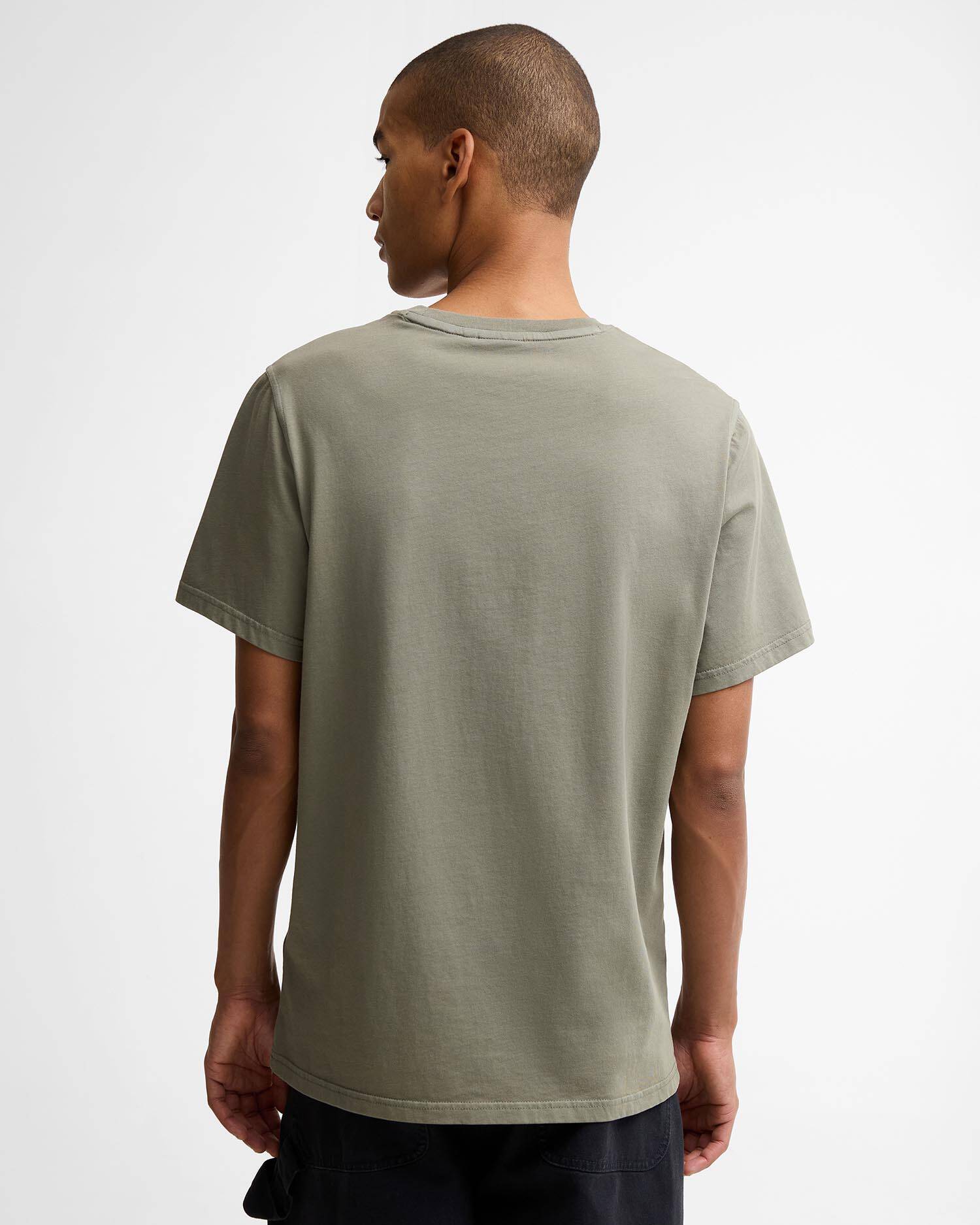 Washington Overdyed Logo Tailored T-Shirt Dusty Olive image number 2