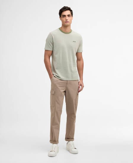 Halls Textured T-Shirt Burnt Olive
