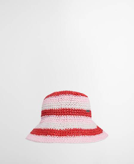 Esther Crochet Hat Poppy Red Mix