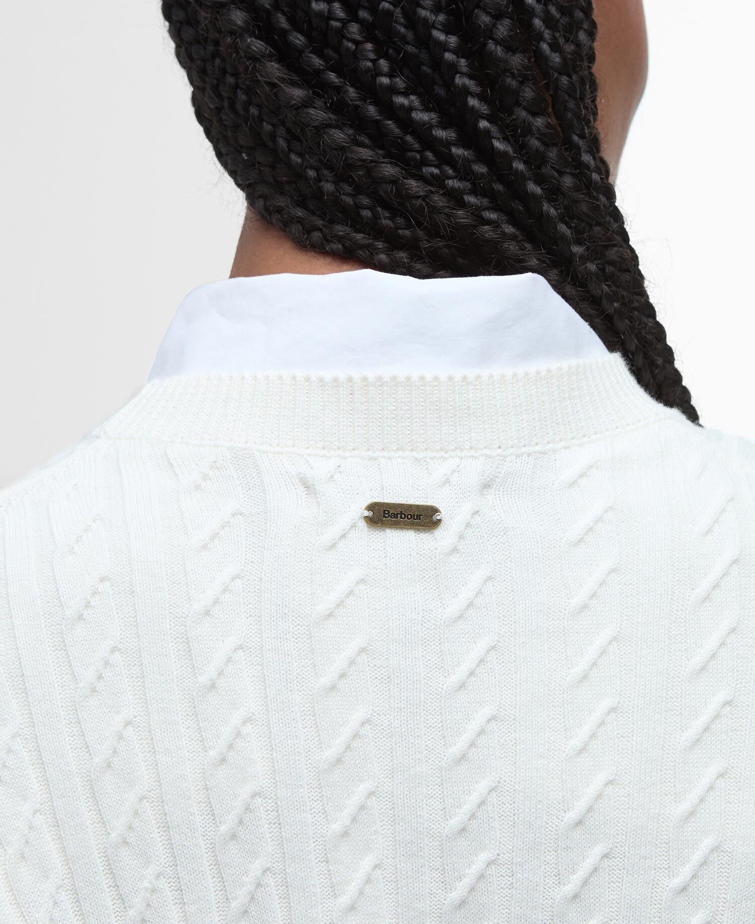 Hartland Crew Neck Jumper Cloud