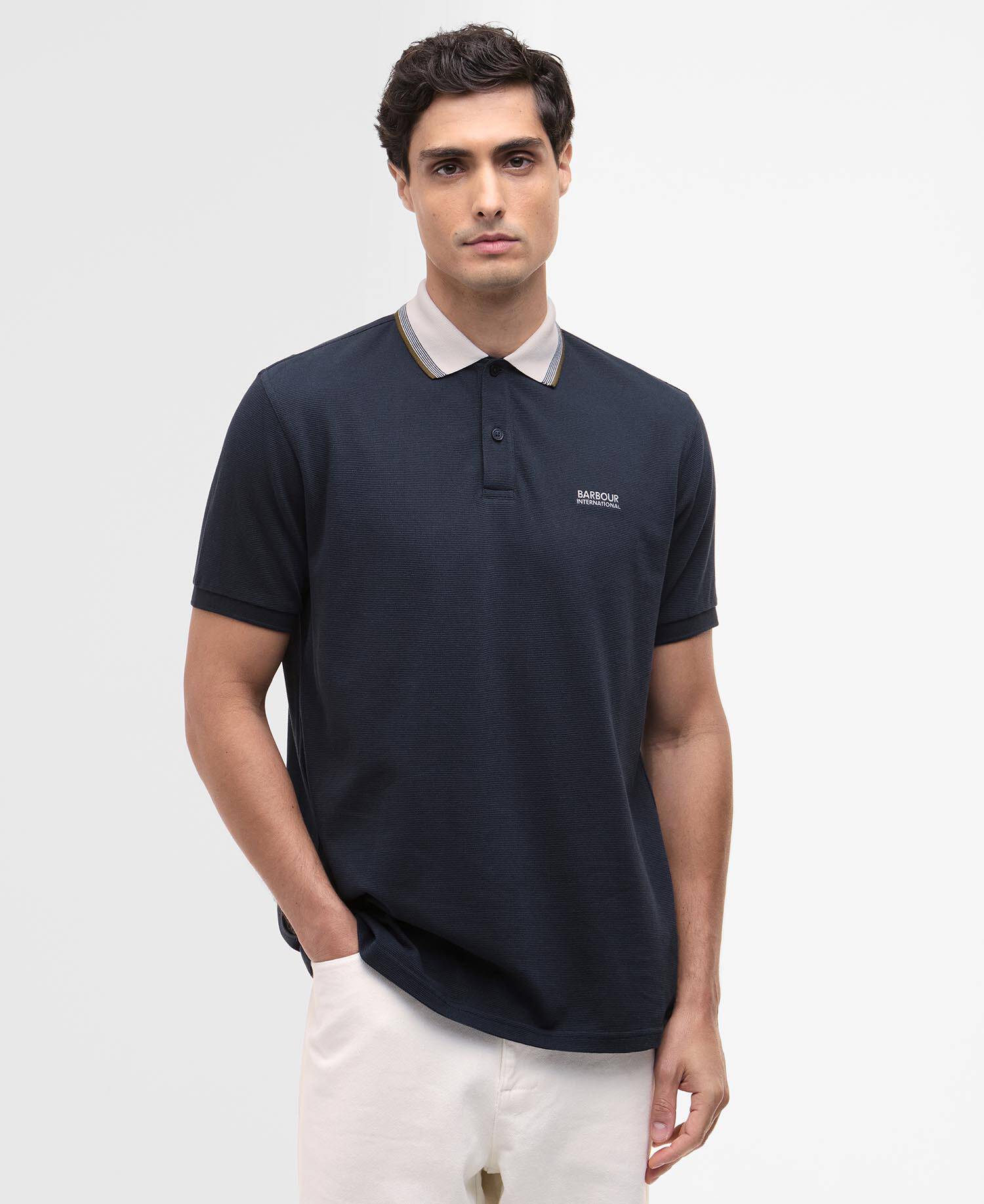 Vase Polo Shirt Navy image number 0