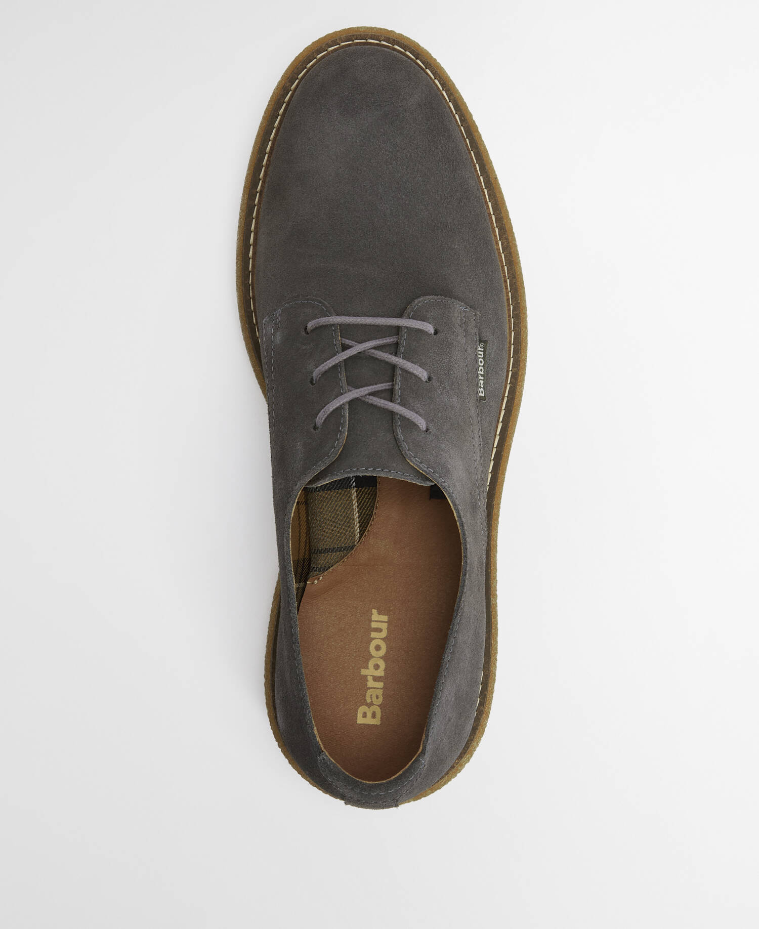 Harefield Derby Shoe Slate Grey Suede image number 3