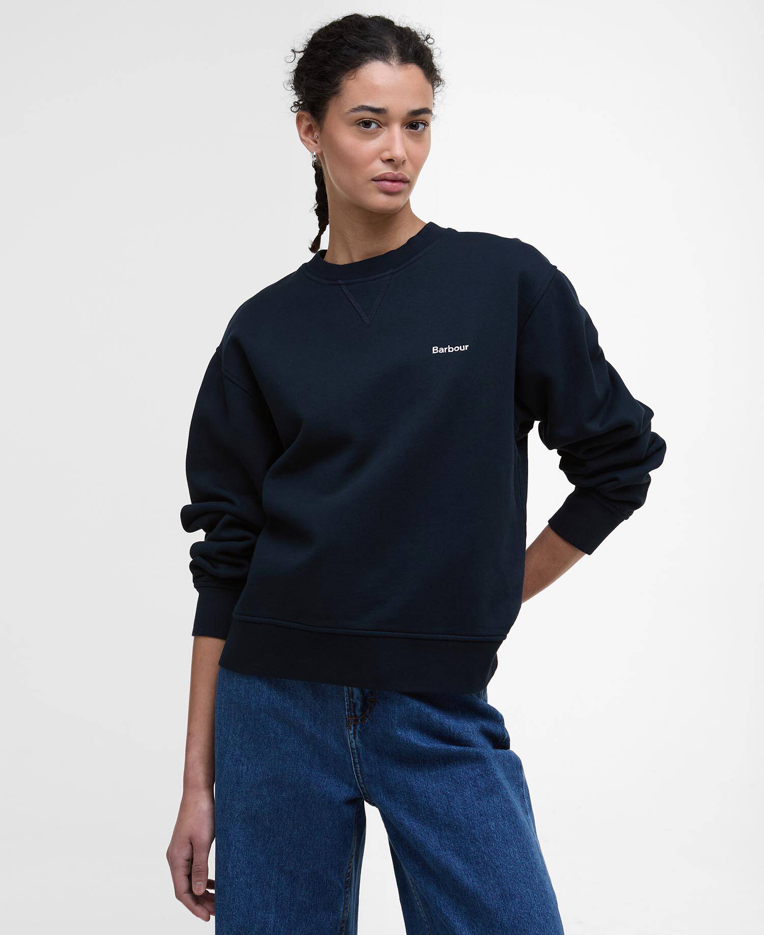 Bede Oversized Sweatshirt Navy image number 0