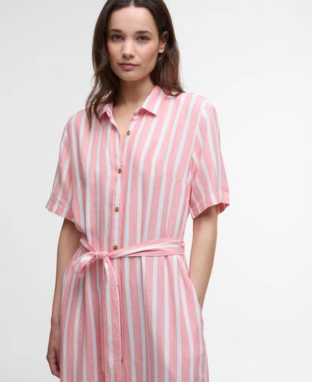 Adelaide Maxi Dress Coral Stripe Adelaide Maxi Dress Coral Stripe