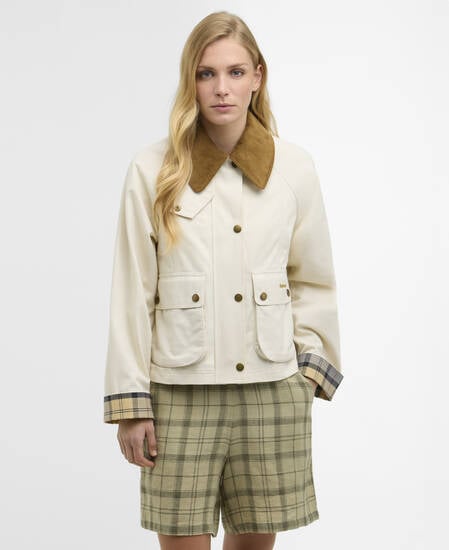 Cropped Beadnell Casual Jacket Light Pearl/Dress/Beige