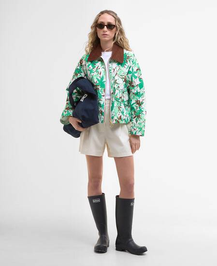 Kayleigh Printed Casual Jacket Trailing Floral