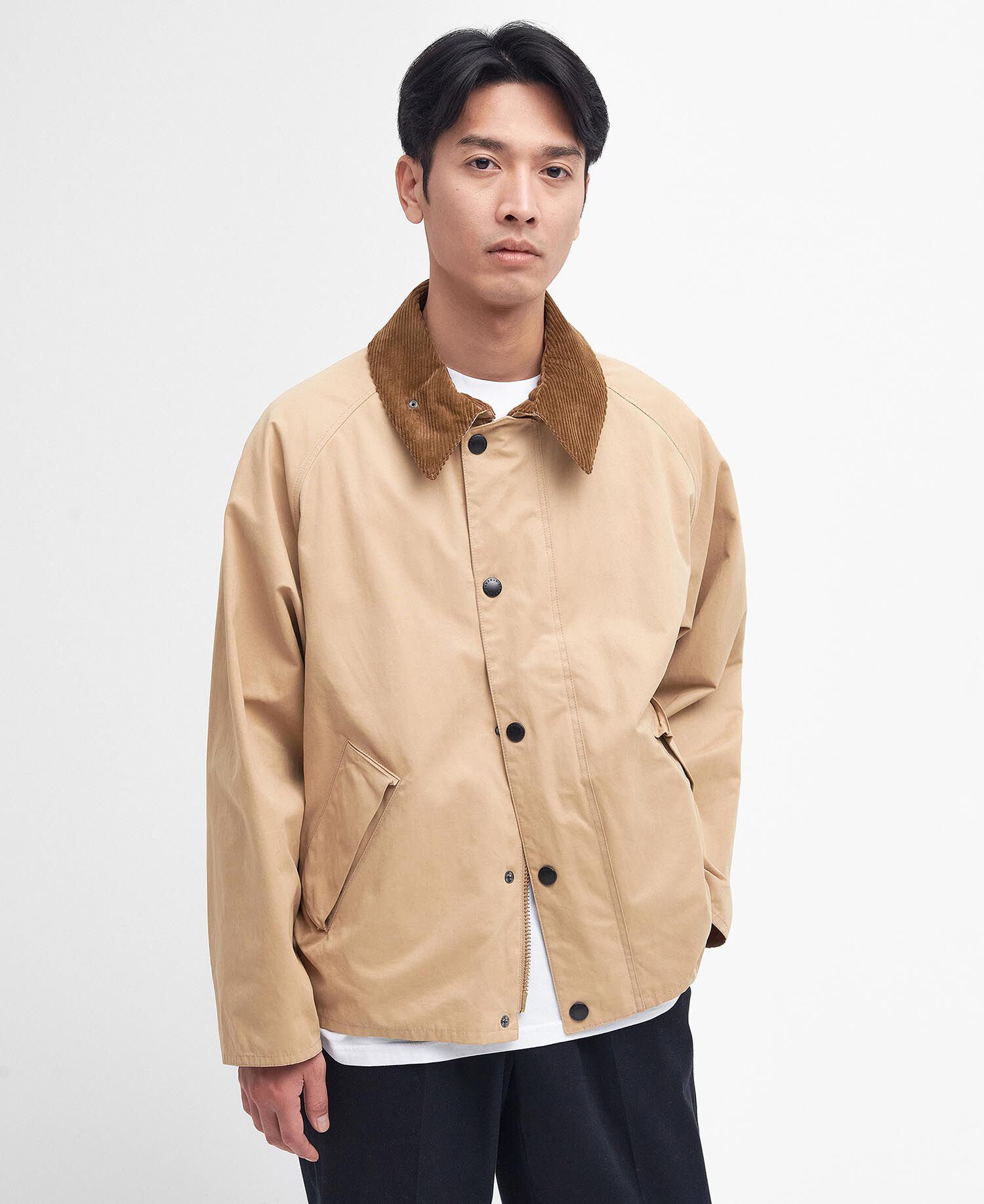Transporter Oversized Casual Jacket Stone