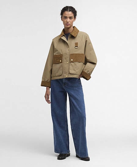 Phoebe Casual Jacket Military Brown