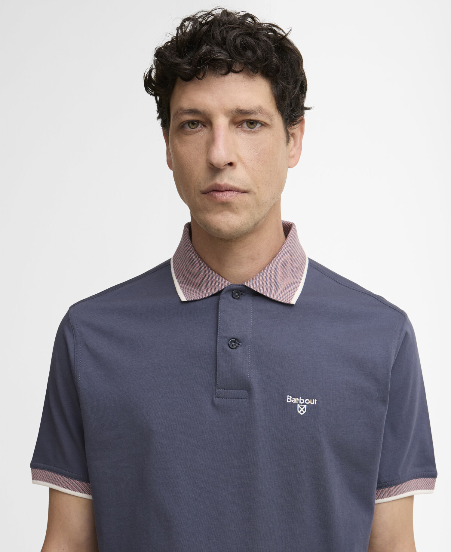 Cornsay Short-Sleeved Polo Shirt Washed Navy