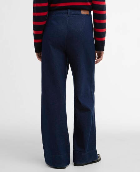 Maia Wide-Leg Jeans Rinse Wash