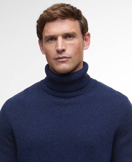 Kelp Roll-Neck Jumper Navy