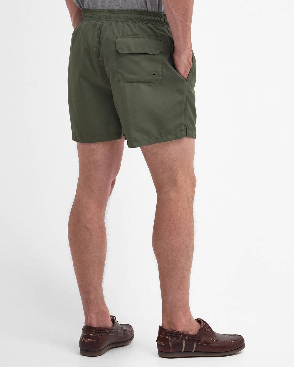 Logo Swim Shorts Olive