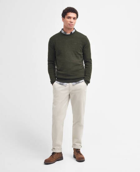 Essential Crew Neck Jumper Seaweed
