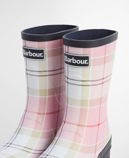 Banbury Wellington Boots Cherry Blossom Tartan