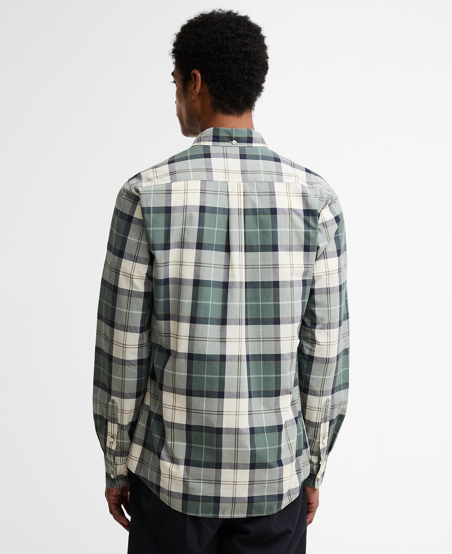 Rawley Tailored Long-Sleeved Shirt Meadow Brook Tartan