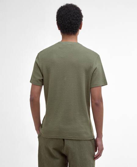 Platford Tailored Waffle T-Shirt Light Moss Platford Tailored Waffle T-Shirt Light Moss