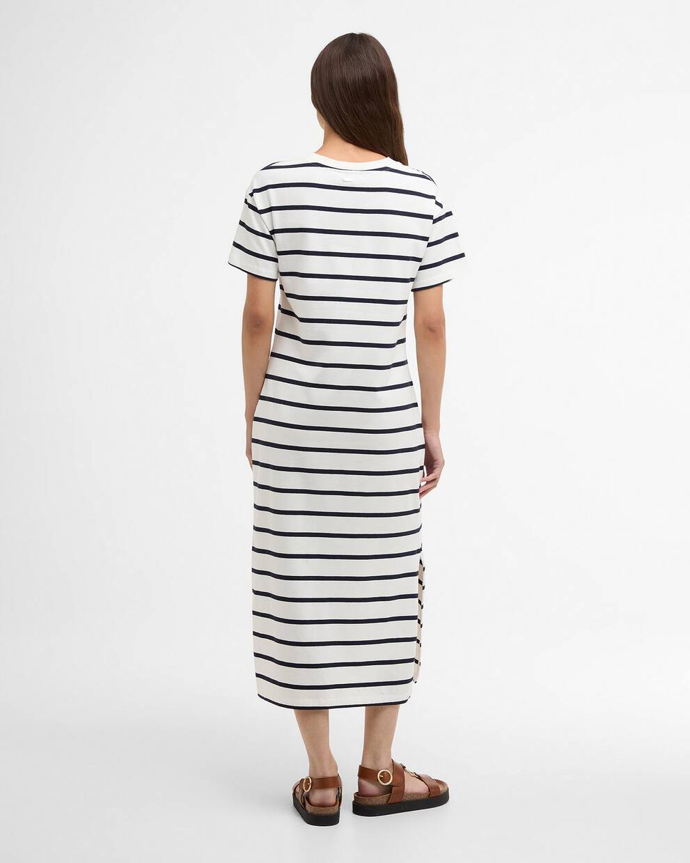 Selena Striped Midi Dress