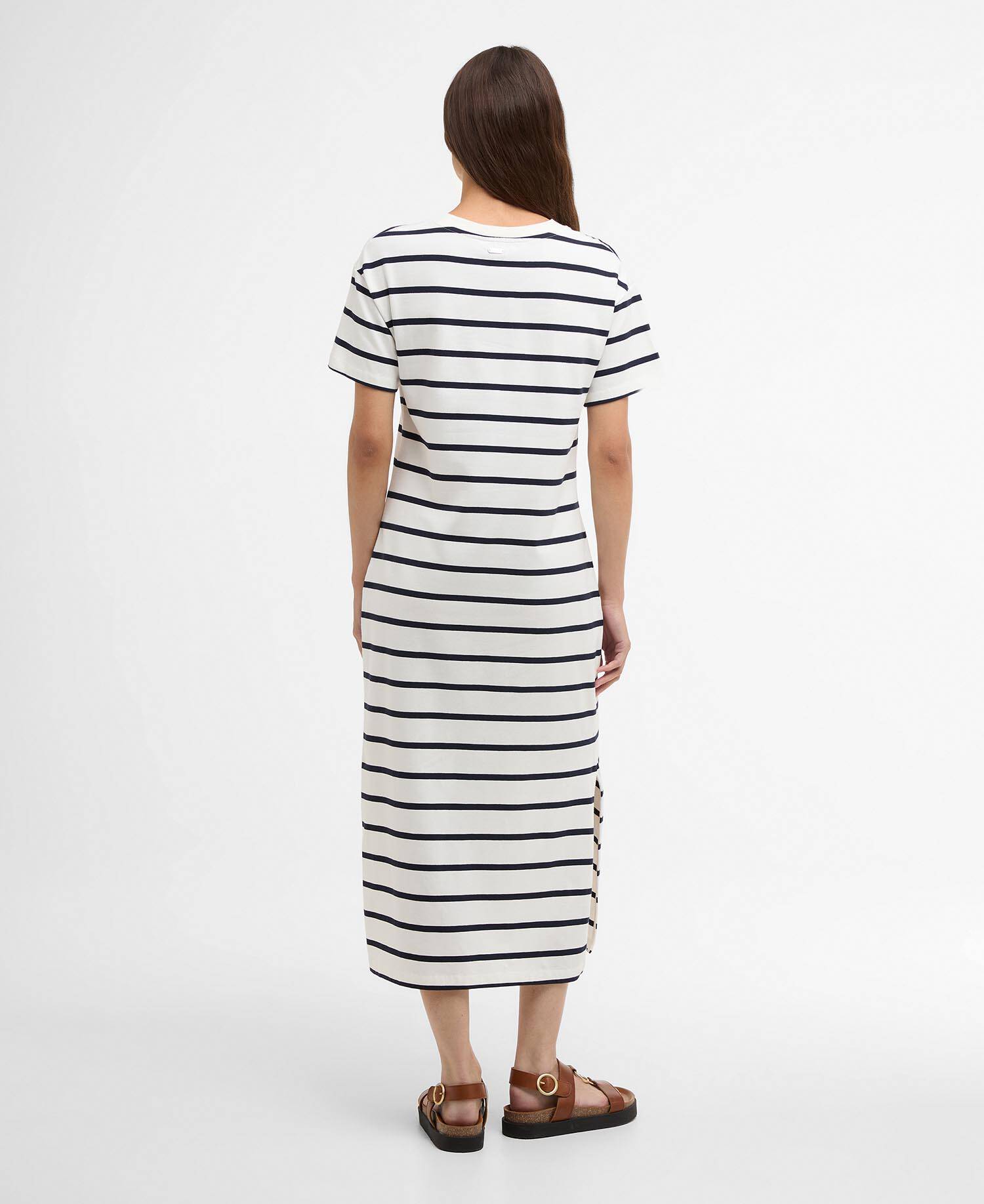Selena Striped Midi Dress image number 2