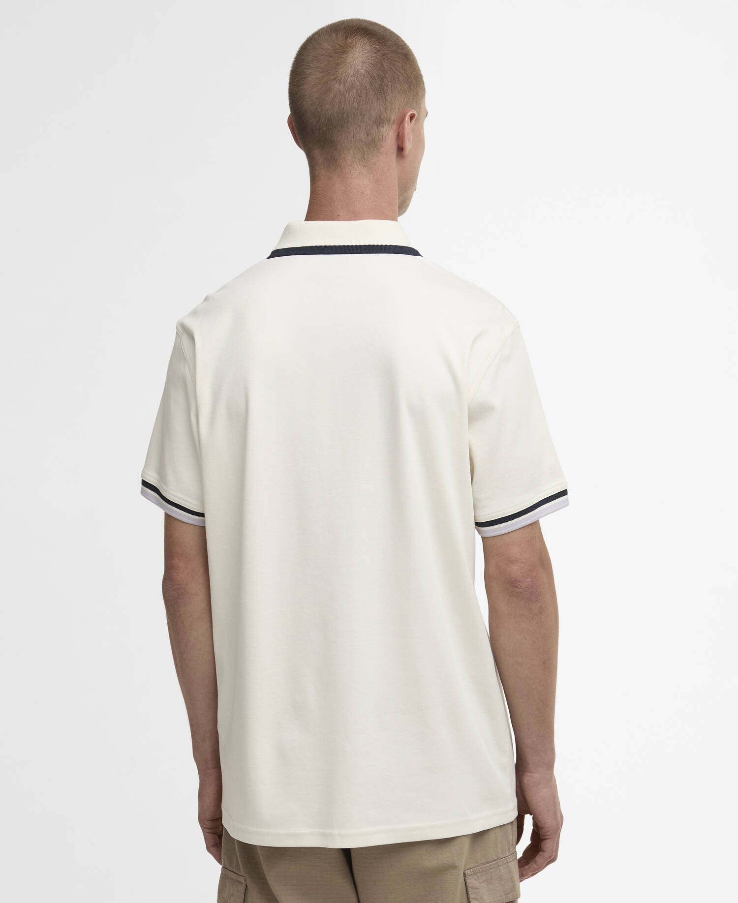 Panter Interlock Polo Whisper White image number 2