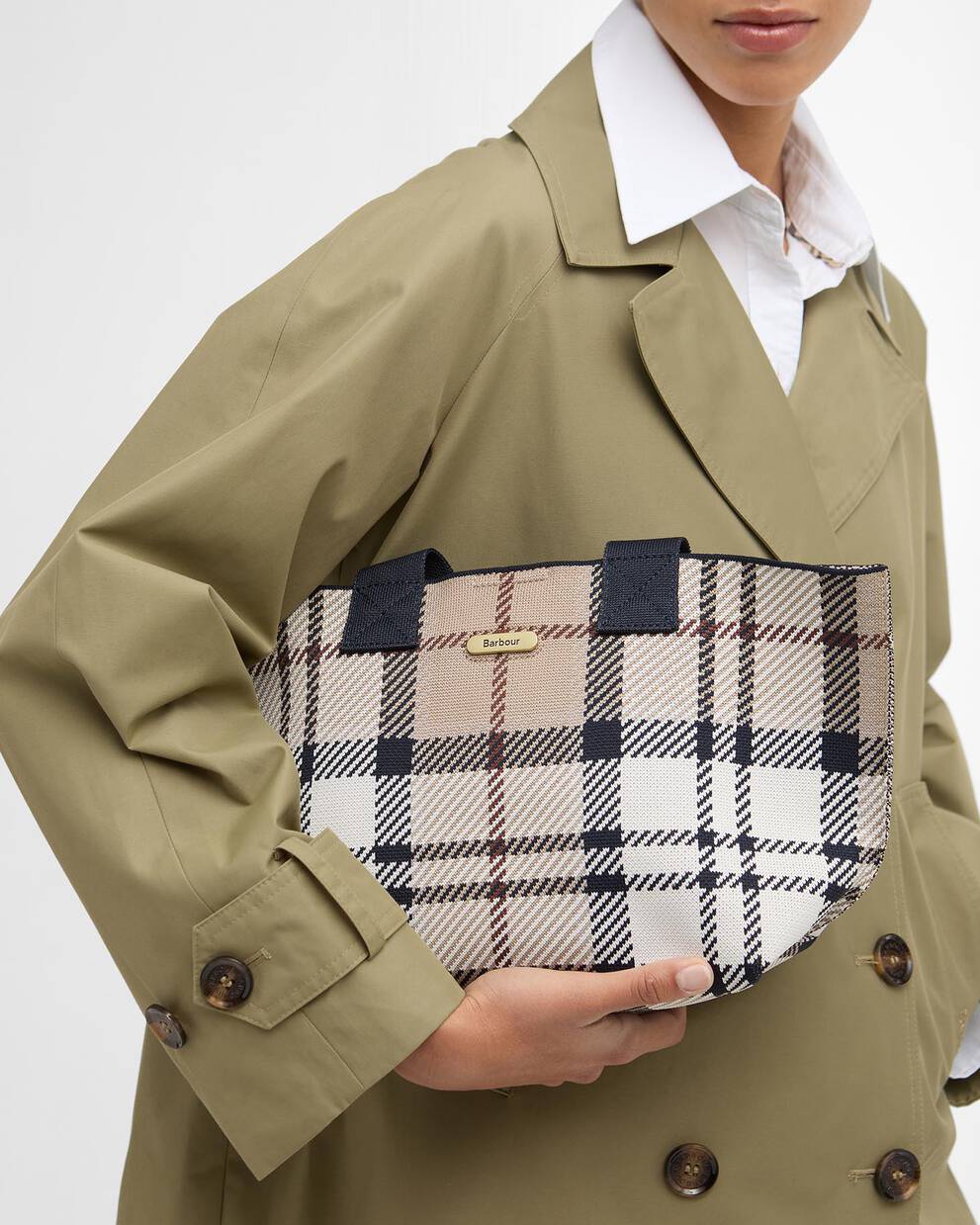 Layla Tartan Mini Tote Bag