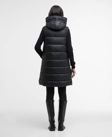 Cecilla Puffer Gilet Black