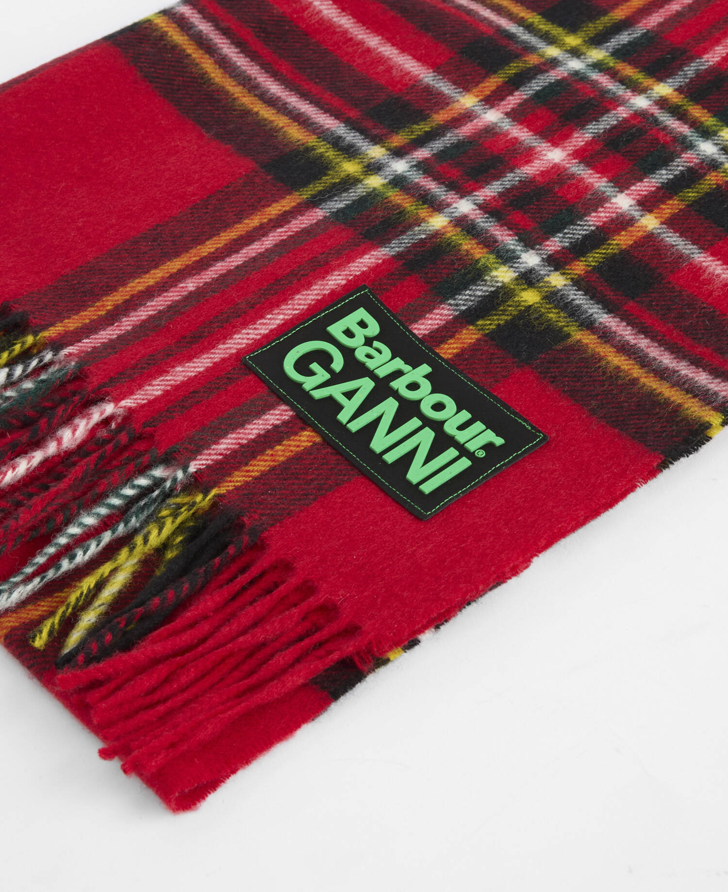 Barbour x GANNI Tartan Scarf Royal Stewart Tartan image number 3