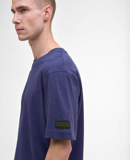Outline T-Shirt Pigment Navy