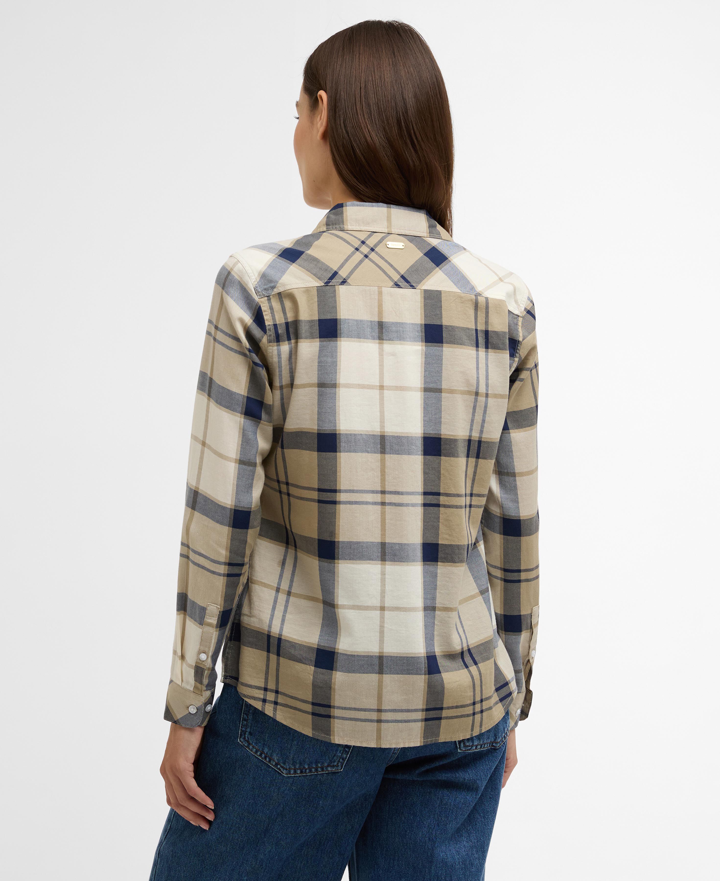 Bluse Bredon Dress Navy Tartan