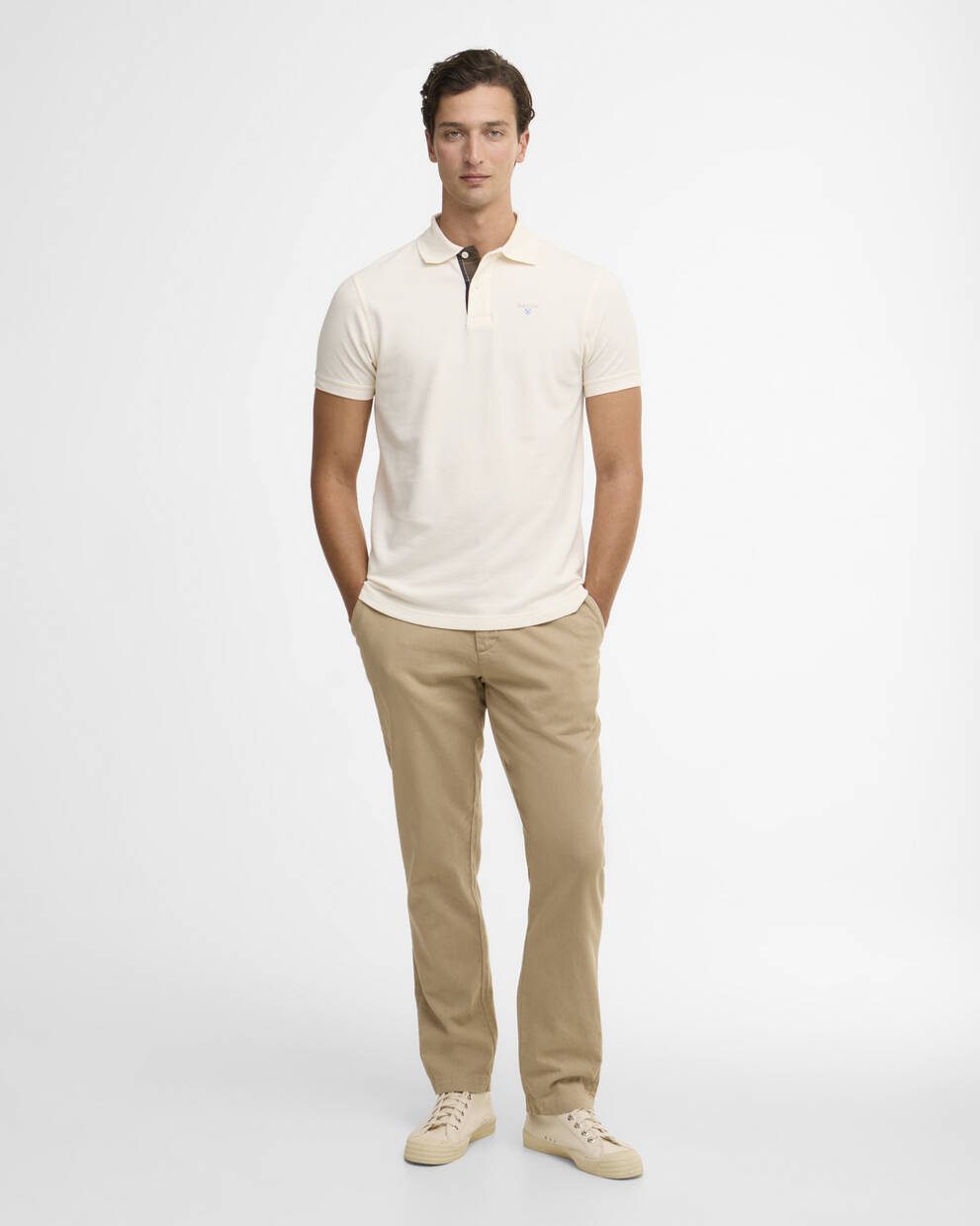 Hose Tailored aus Leinen-Mix