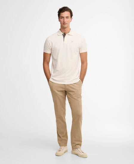 Cotton Linen Tailored Trouser Washed Stone