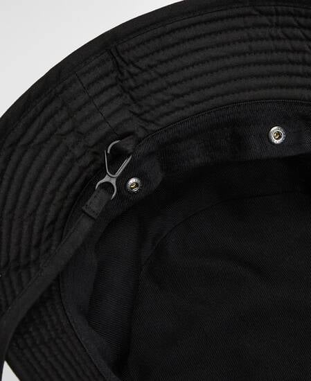 Barbour x Kaptain Sunshine Caped Bucket Hat Black