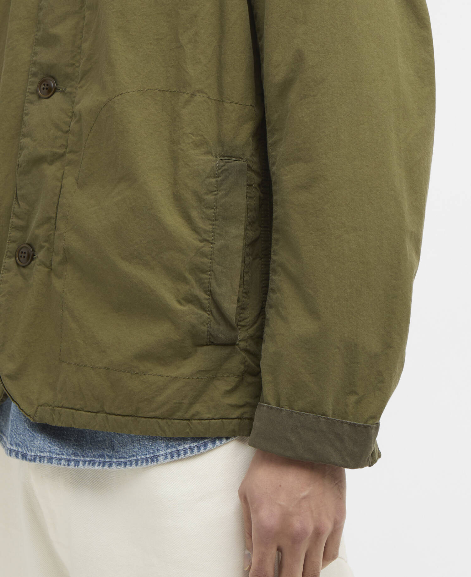 Giacca cerata Troon Washed Archive Olive image number 5