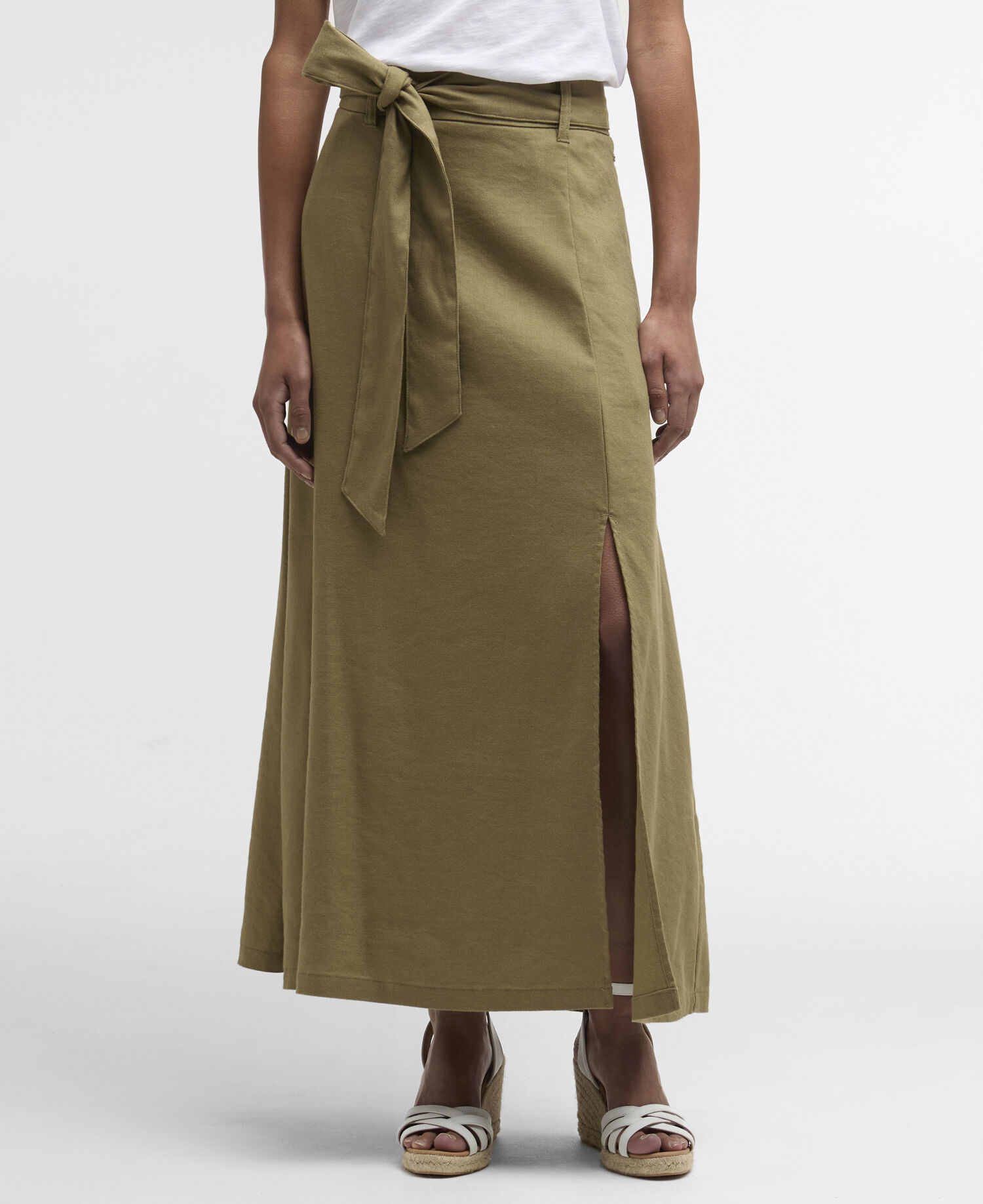Gabby Maxi Skirt Bleached Olive