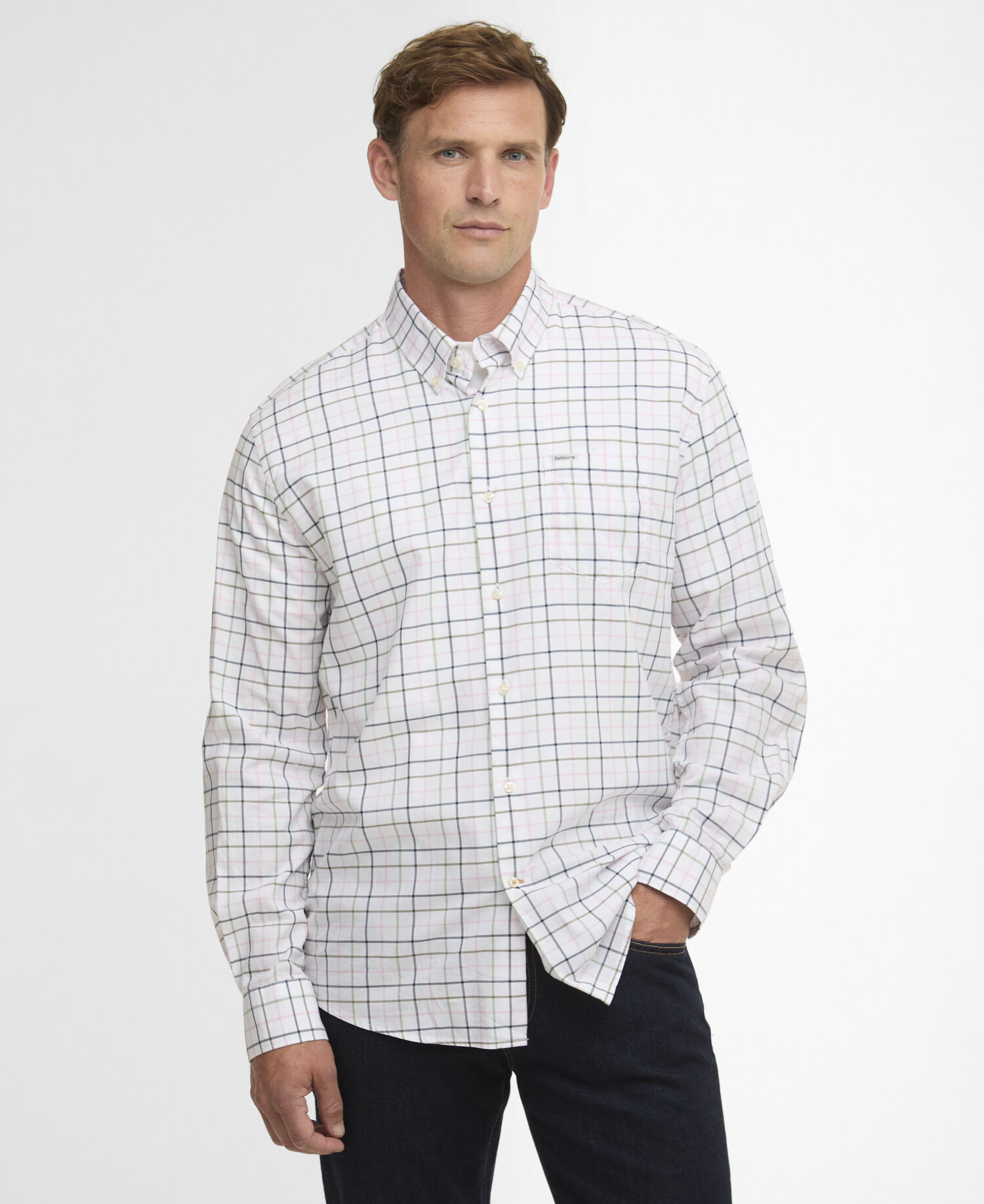 Hemd Caswell Long-Sleeved Regular Pink