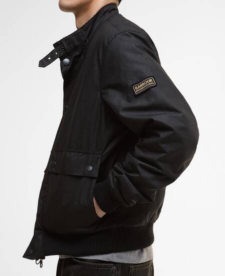 Traction Waxed Jacket Black