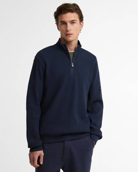 Bewley Quarter-Zip Sweatshirt Oxford Navy