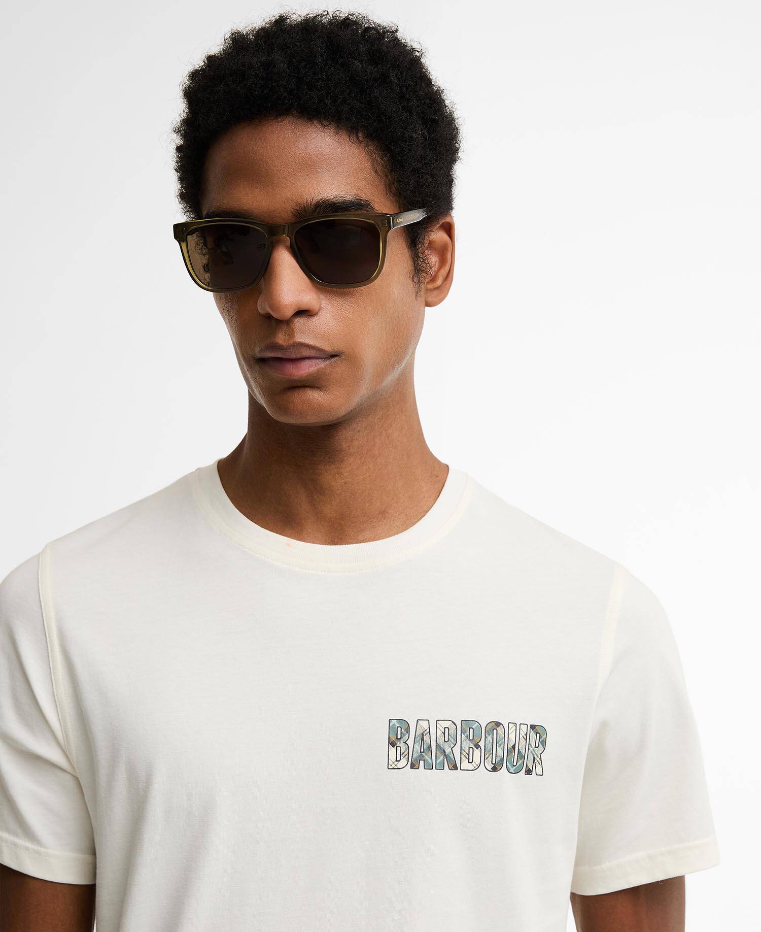 Birdsall Graphic Tailored T-Shirt Whisper White image number 3