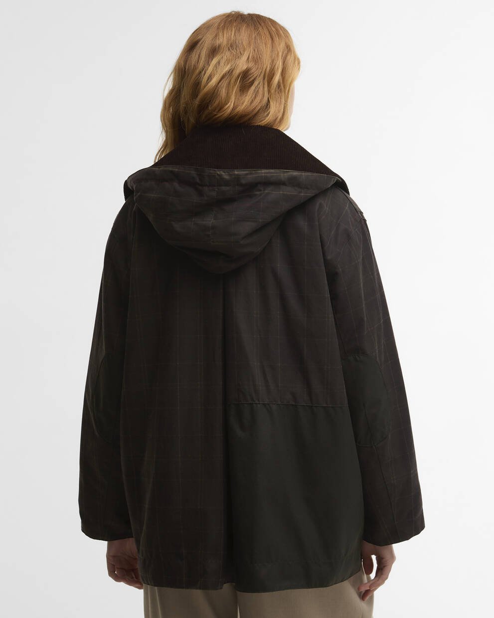 Barbour x GANNI Tartan Waxed Duffle Coat