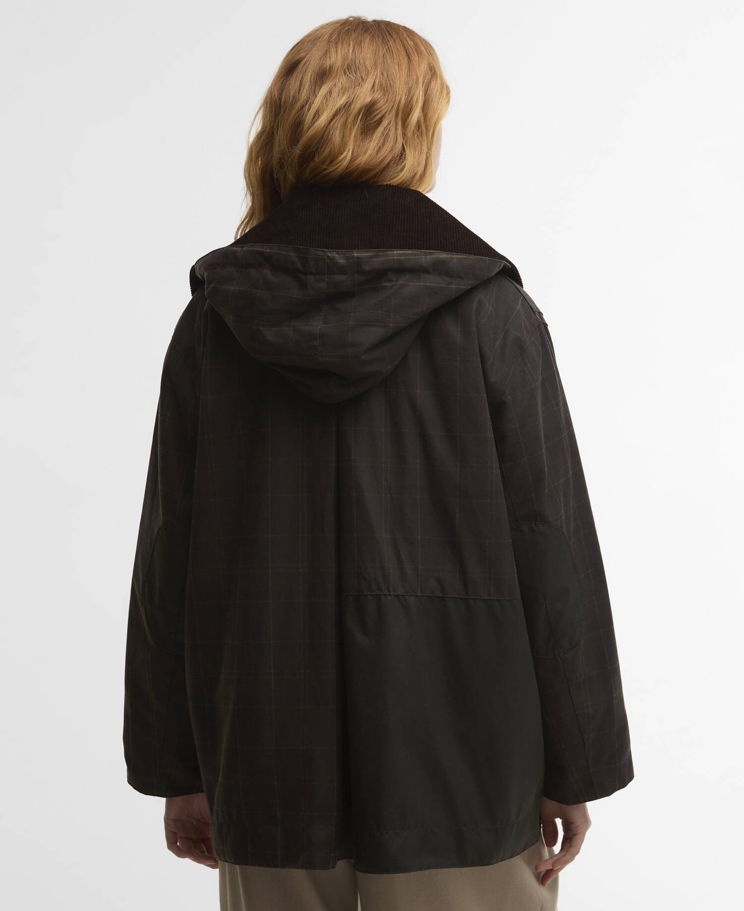 Barbour x GANNI Tartan Waxed Duffle Coat image number 2