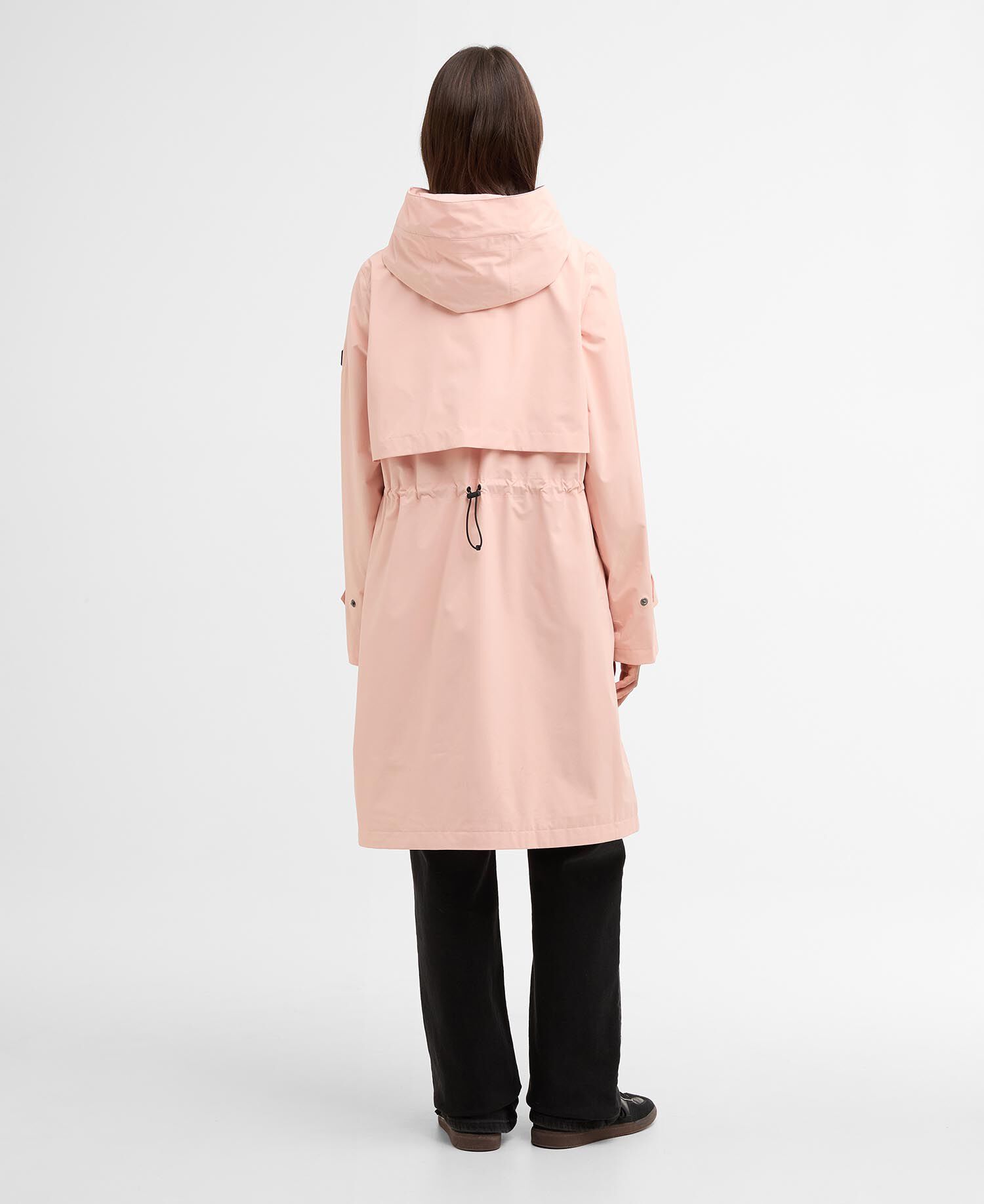 Kyra Longline Waterproof Jacket Desert Pink