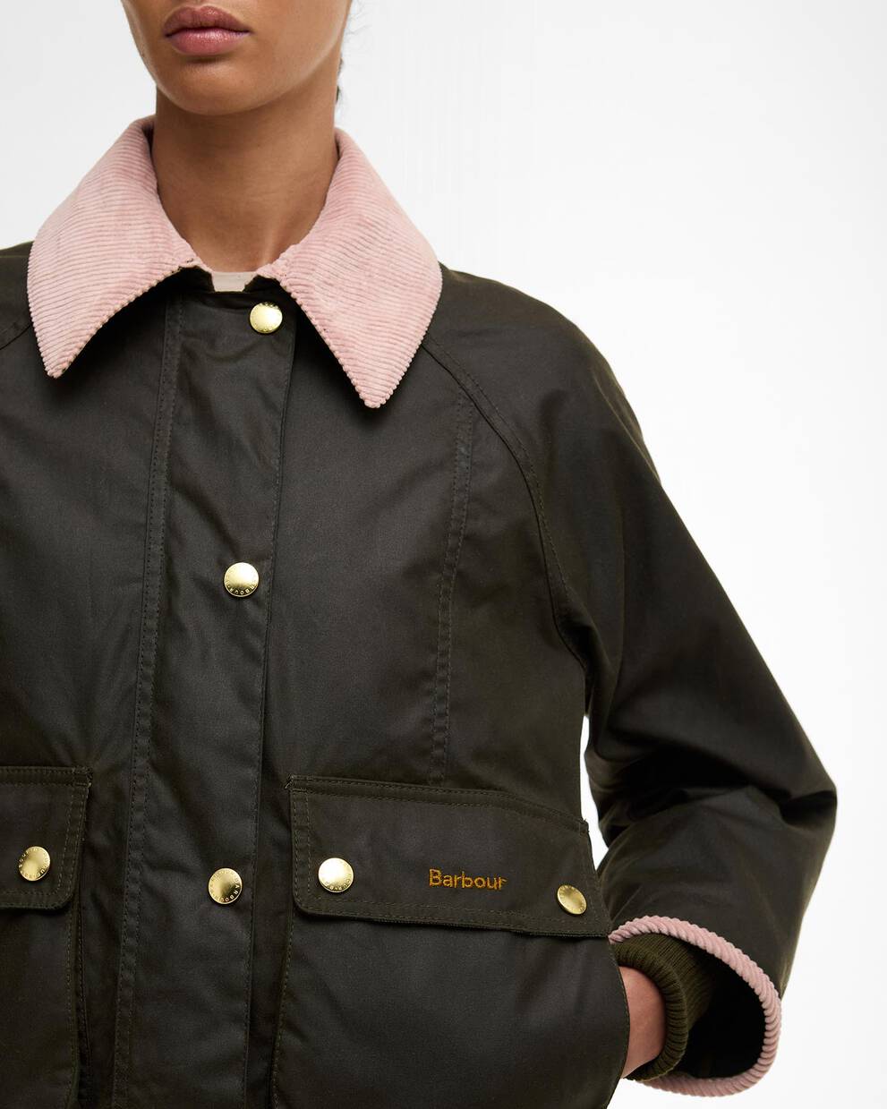 Cropped Beadnell Waxed Jacket