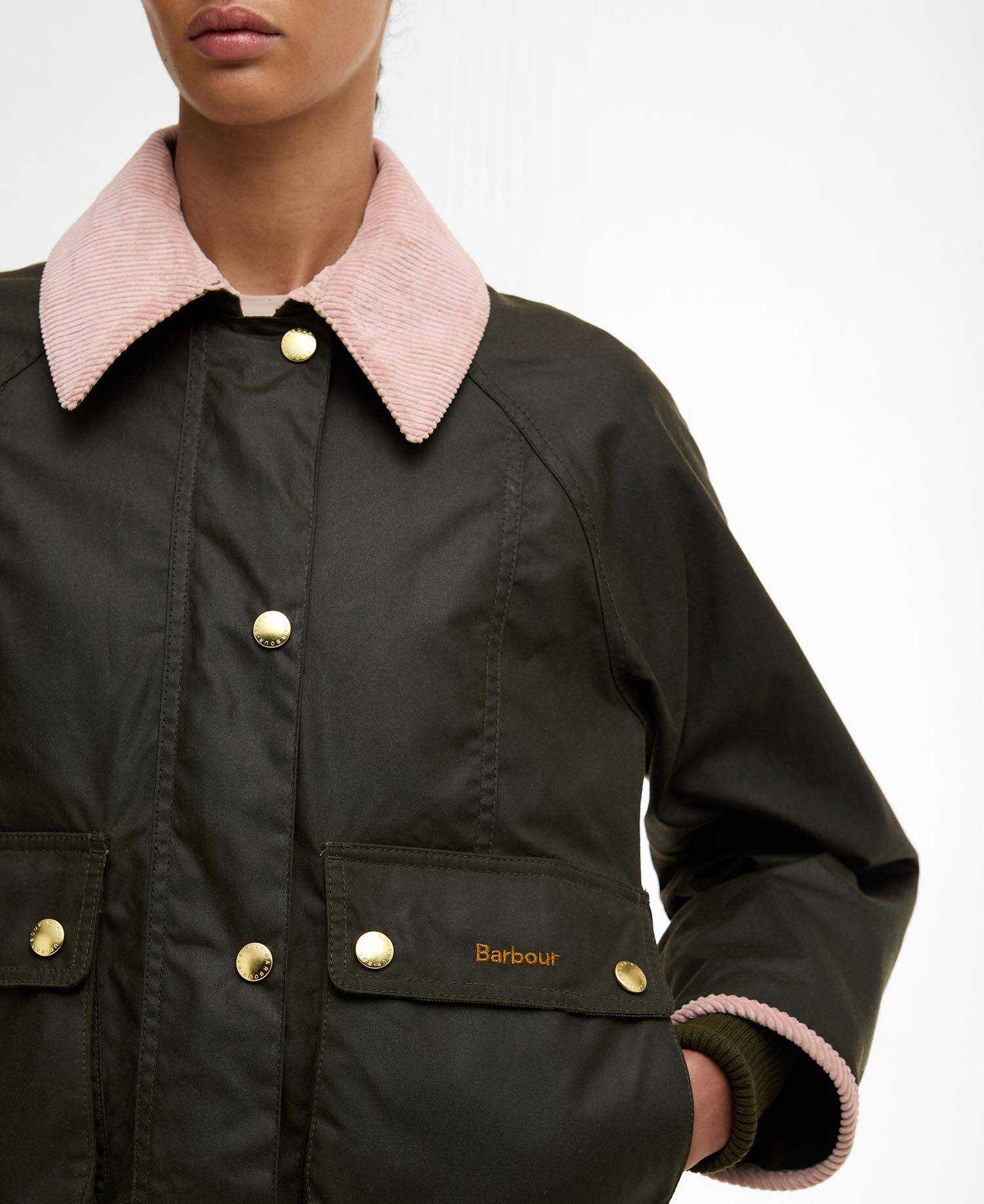 Cropped Beadnell Waxed Jacket image number 4