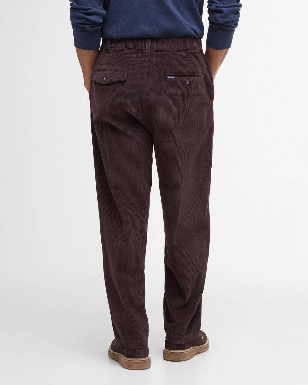Stretch Cord Relaxed Trousers
