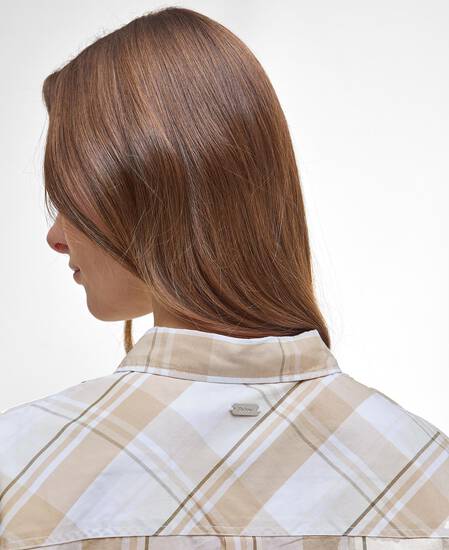 Nicola Check Shirt Light Sand Check