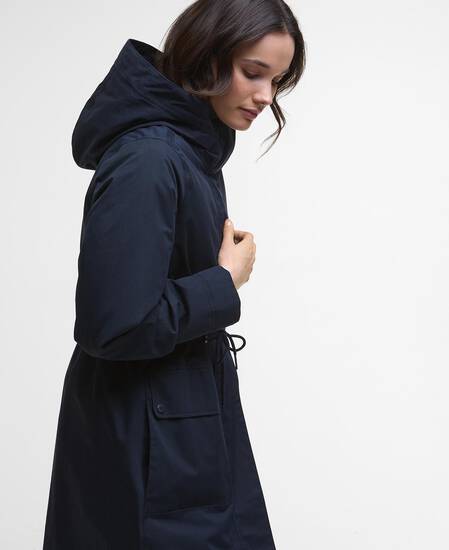 Bowlees Waterproof Jacket Deep Navy/Dress Tartan
