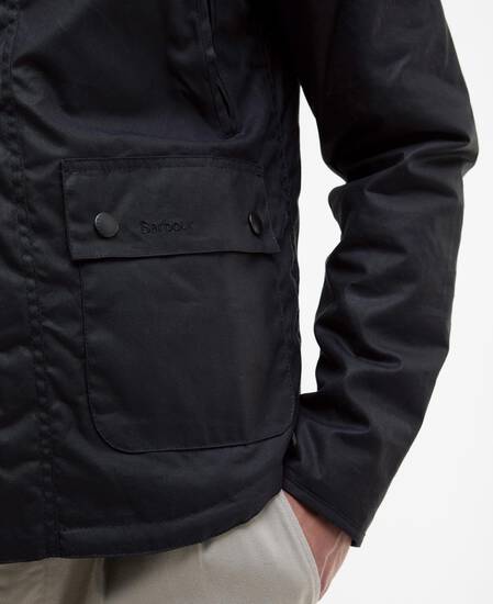 Reelin Waxed Jacket Classic Navy