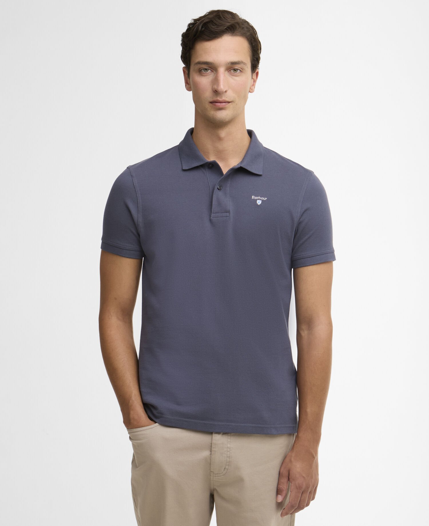 Poloshirt Sports Washed Navy