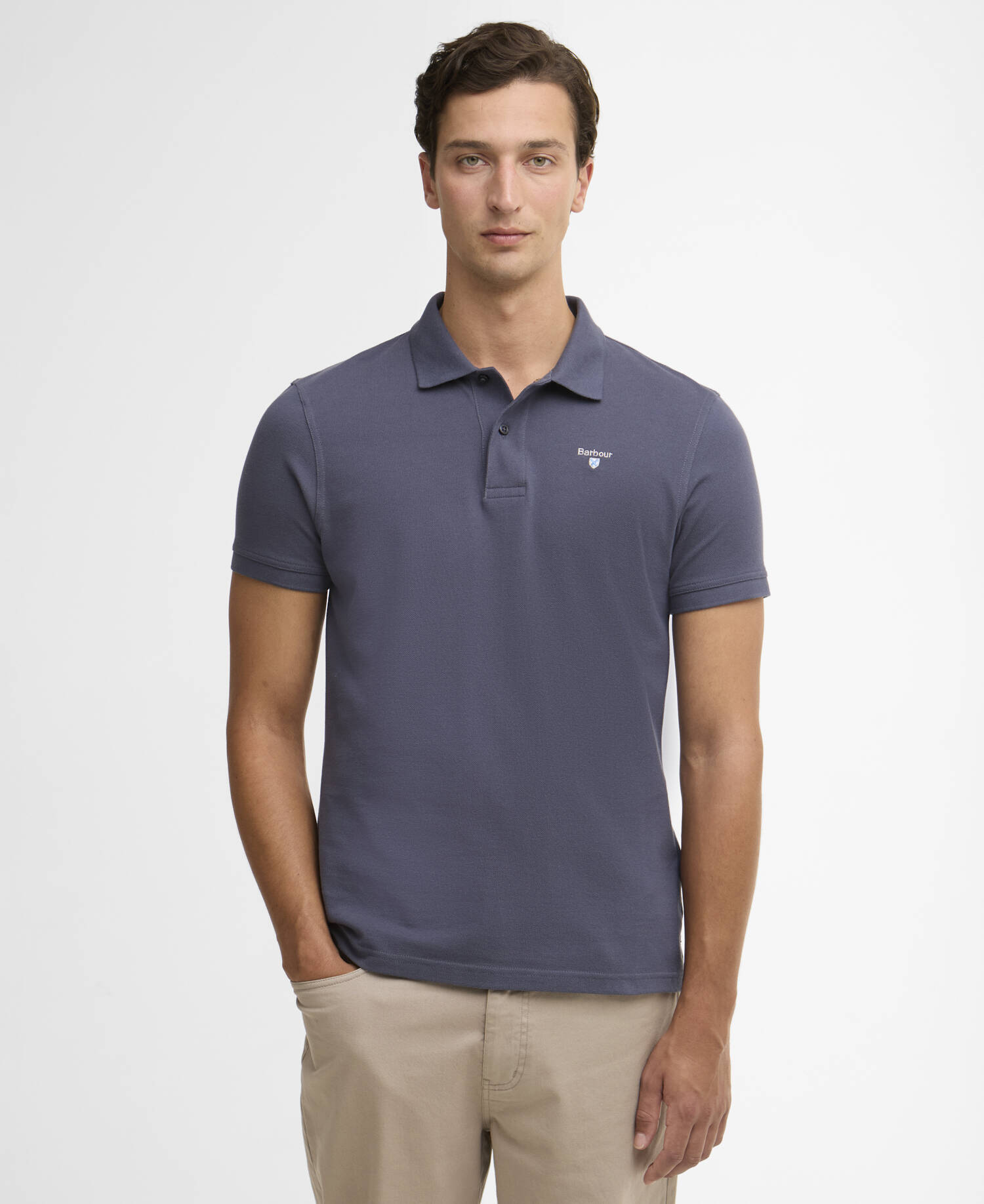 Poloshirt Sports Washed Navy image number 0