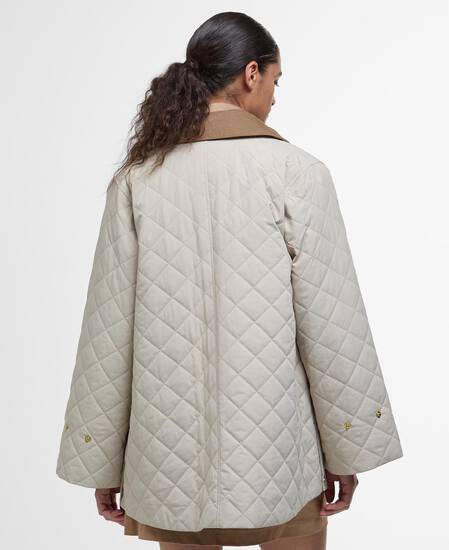 Corinne Quilted Jacket Light Sand/Ancient