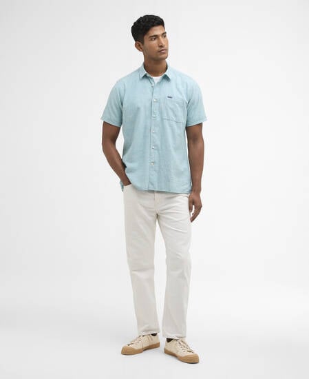Hemd Nelson Summer Shirt Light Teal